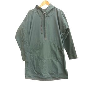Jnby Anorak Jacket Outdoor Waterproof Hood military green  oversized